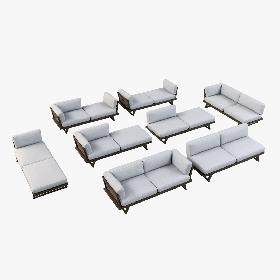3D Sofa Set